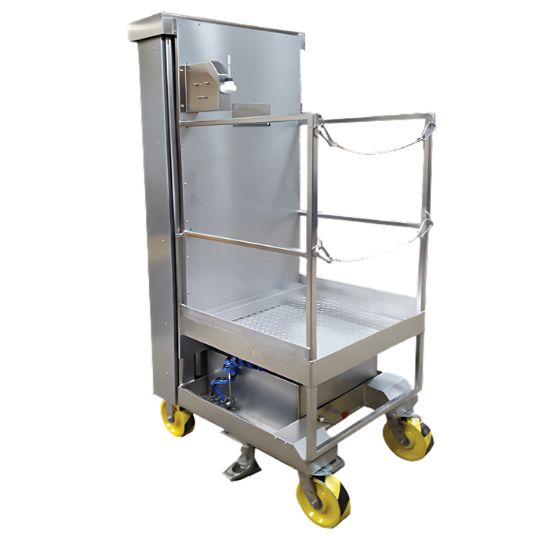Stainless Steel Air Powered Manlift