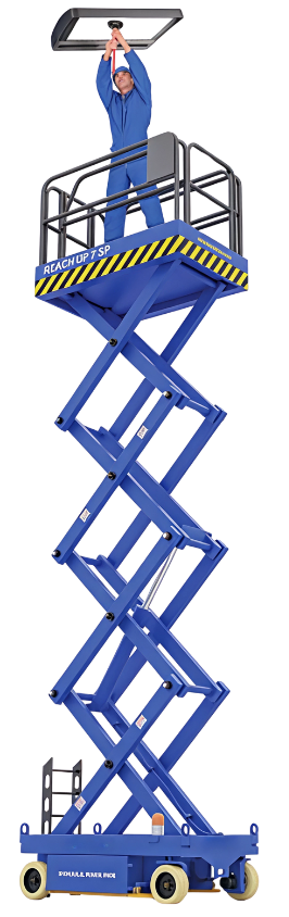 Electric scissor lift products by Manlift.